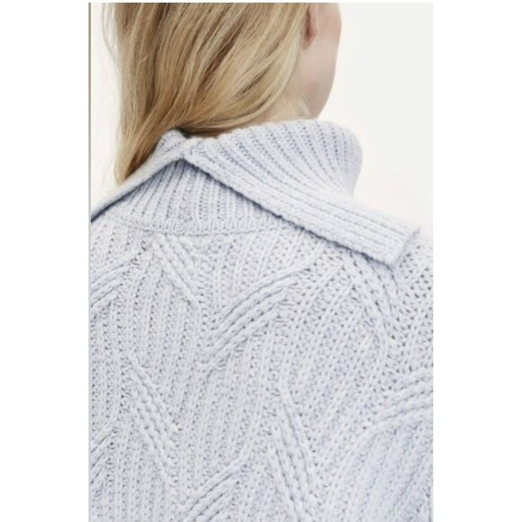 Samsoe Samsoe Chunky Turtle Neck Rib Sweater Sz XS NWT - Picture 2 of 11